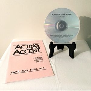 Acting with an Accent Cockney Book & CD by David Alan Stern, Ph.D
